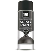 151 Black Satin Spray Paint 400ml Spray Paint